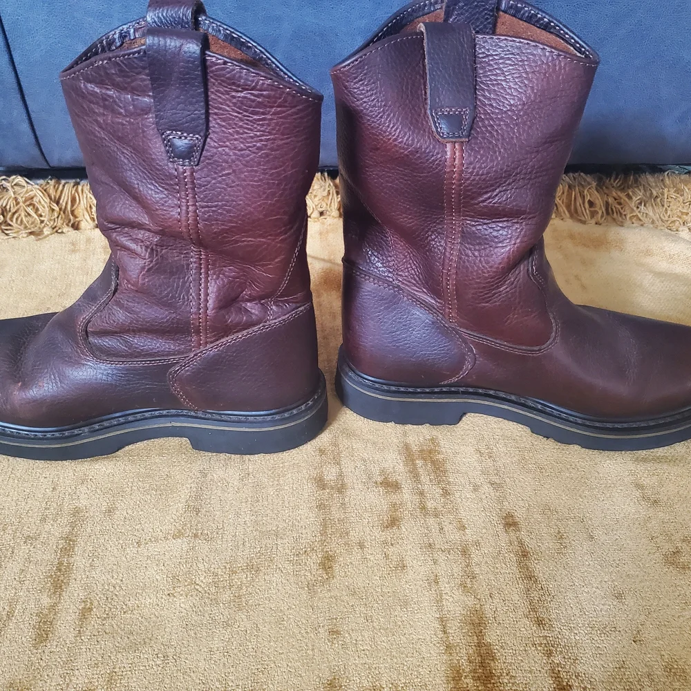 Wolverine Dark Brown Leather Boots - Picture 2 of 10